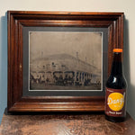 Antique Mammoth Tintype of Globe Hotel in Alpena Michigan