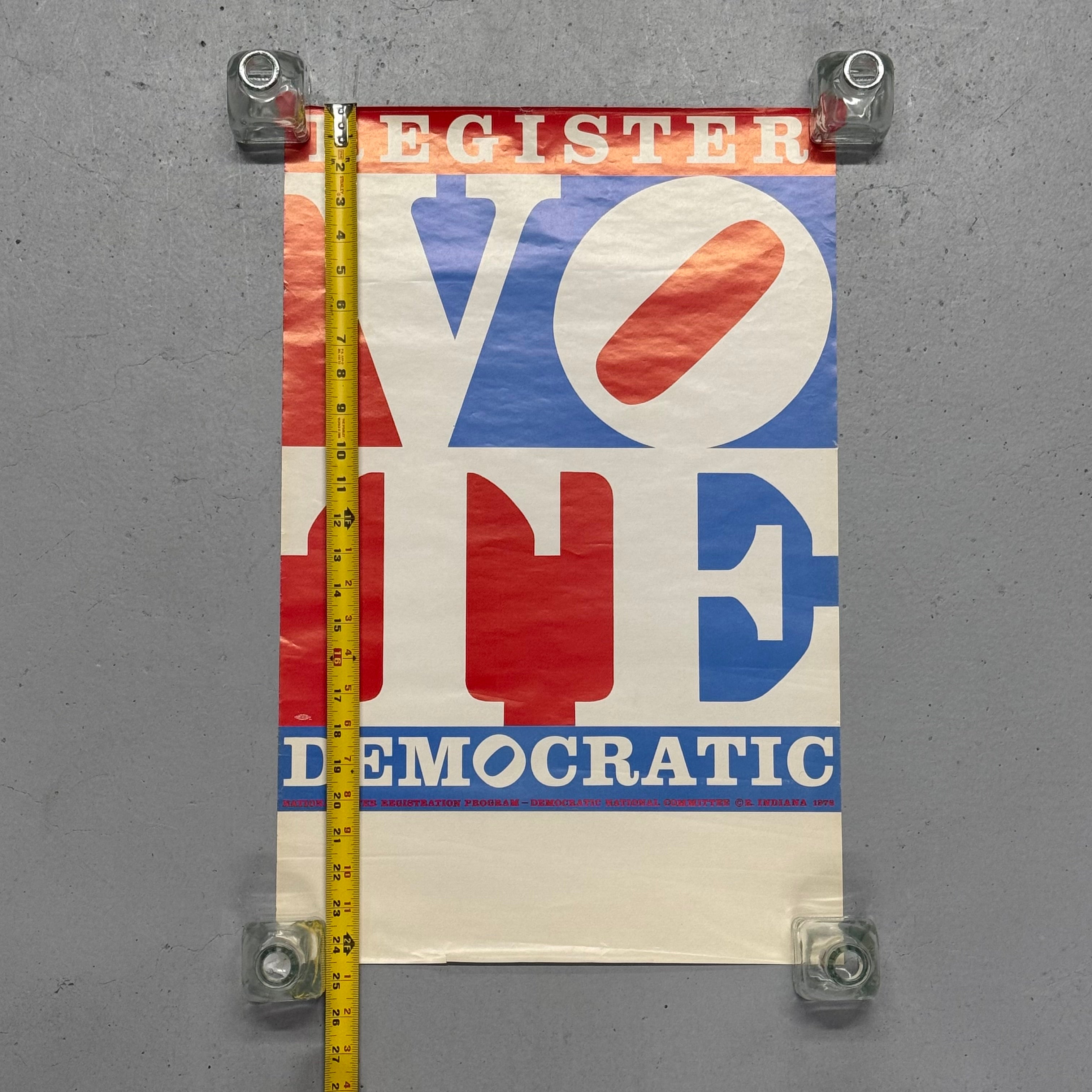 Robert Indiana VOTE Democratic Poster 1976 | Pop Art