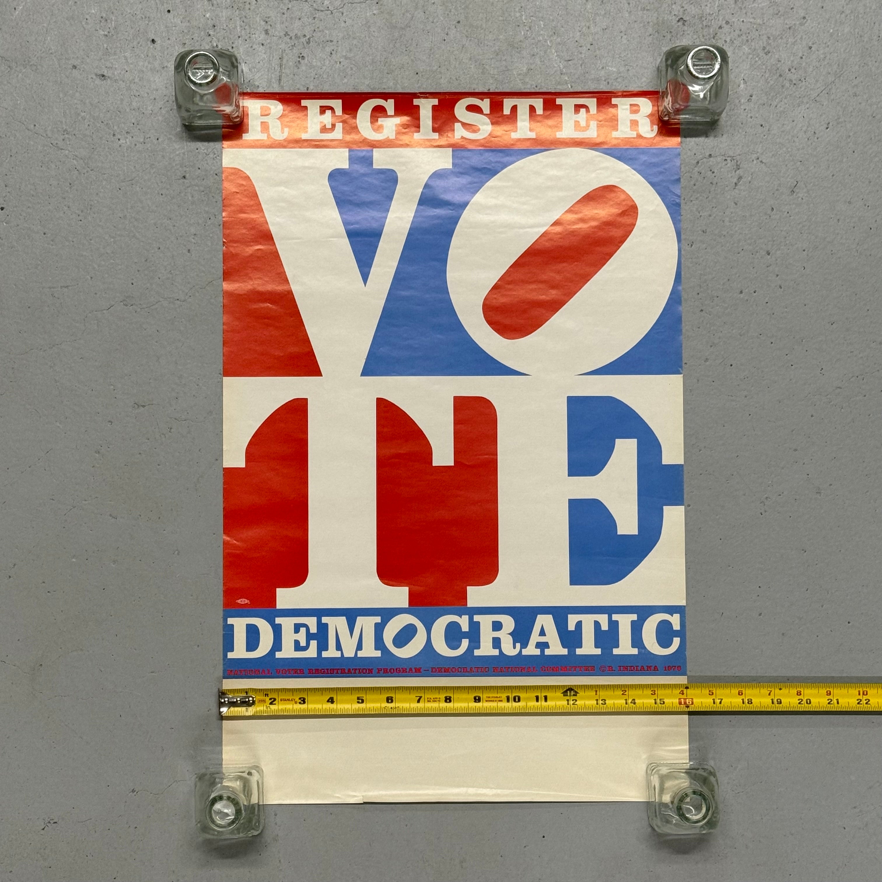 Robert Indiana VOTE Democratic Poster 1976 | Pop Art