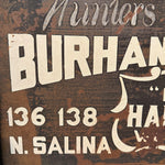 Antique Remington Hardware Sign for Burhans & Black Inc.