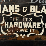 Antique Remington Hardware Sign for Burhans & Black Inc.