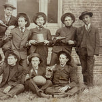 Antique Photograph of Drinking Football Team | Early 1900s Humor