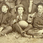 Antique Photograph of Drinking Football Team | Early 1900s Humor