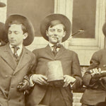Antique Photograph of Drinking Football Team | Early 1900s Humor