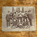Antique Photograph of Drinking Football Team | Early 1900s Humor