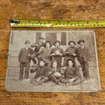 Antique Photograph of Drinking Football Team | Early 1900s Humor