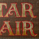 Pre-War Guitar Repair Trade Sign | 1930s Folk Art