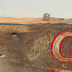 Pre-War Guitar Repair Trade Sign | 1930s Folk Art