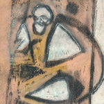 Bernard Gussow Abstract Skeleton Painting on Board | Provenance