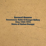 Bernard Gussow Abstract Skeleton Painting on Board | Provenance
