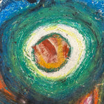 1950s Parisian Abstract Surrealist Art Brut Painting | CoBrA