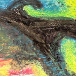 1950s Parisian Abstract Surrealist Art Brut Painting | CoBrA