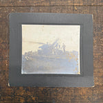 Antique CB&Q Railroad Photo Cainsville MO Steam Wrecker Crane