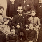 Thomas Rust "Blind Patriarch" Family Portrait | British India | Medical Oddity | c. 1880