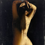 1970s Nude Black Velvet Painting | Found Art "Cisneros"