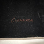 1970s Nude Black Velvet Painting | Found Art "Cisneros"