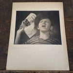 1939 World's Fair Photograph of Newsboy | Harvey O. Carpenter
