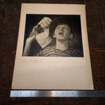 1939 World's Fair Photograph of Newsboy | Harvey O. Carpenter