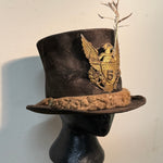 Civil War Era Shako Stovepipe Hat | Coan & Co. Cincinnati | 5th Reg. Insignia