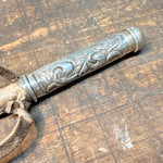 Antique Victorian Repoussé Riding Crop | Silver Plate Handle