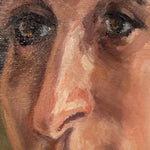 1950s French Bohemian Portrait Painting | Cool Character Study