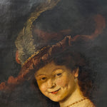 19th Century Ghost Hand Painting of Victorian Woman | 1800s Saloon