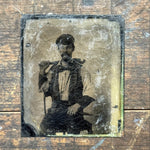 Antique Machinist Occupational Tintype | 19th Century Mechanic