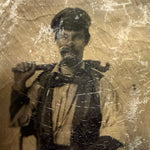 Antique Machinist Occupational Tintype | 19th Century Mechanic