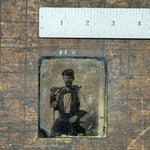 Antique Machinist Occupational Tintype | 19th Century Mechanic