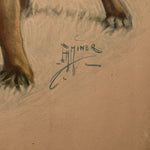 1920s English Bulldog Lithograph by Edward Herbert Miner