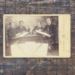 Antique Occupational Cabinet Card of Smoking Cartographers