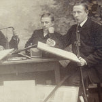Antique Occupational Cabinet Card of Smoking Cartographers