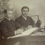 Antique Occupational Cabinet Card of Smoking Cartographers