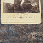 Antique Occupational Cabinet Card of Smoking Cartographers