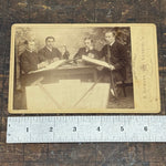 Antique Occupational Cabinet Card of Smoking Cartographers