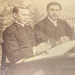 Antique Occupational Cabinet Card of Smoking Cartographers