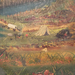 19th Century American Frontier Oil Painting | Folk Art 1870
