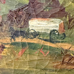 19th Century American Frontier Oil Painting | Folk Art 1870