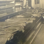 Antique Tailor Shop Interior Photograph: Early 1900s Industrial Sepia Print