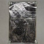 1970s Silver Foil Op Art Poster by Don Schmela | Psychedelic Moiré