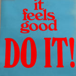1970s Counterculture  “If It Feels Good Do It” Poster  | Vintage Gemini Rising  70s Typography Wall Art