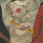 19th Century Holy Trinity Retablo | Spanish Colonial Folk Art