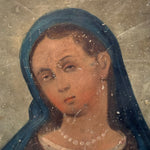19th Century Mexican Retablo Tin Painting | Immaculate Heart