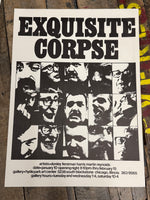1960s Exquisite Corpse Exhibition Poster | Hyde Park Art Center