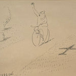 Jean-Jacques Sempé Original Ink Drawing (Attributed)