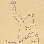 Jean-Jacques Sempé Original Ink Drawing (Attributed)