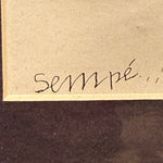 Jean-Jacques Sempé Original Ink Drawing (Attributed)