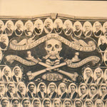1910 University of Louisville Medical School | Skull Crossbones Body Snatchers |Class Composite Antique Photograph | Original Tag