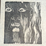 1950s Elizabeth Eddy Woodblock Print | “Brother Fire I Pray You Be Courteous With Me” | Signed, Numbered 5/50