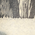 1950s Elizabeth Eddy Woodblock Print | Saint Francis Assisi
